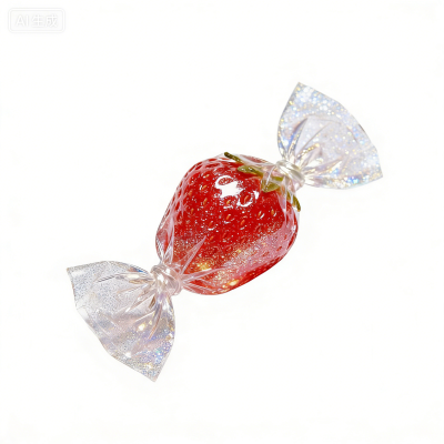 草莓 草莓糖果白底头像