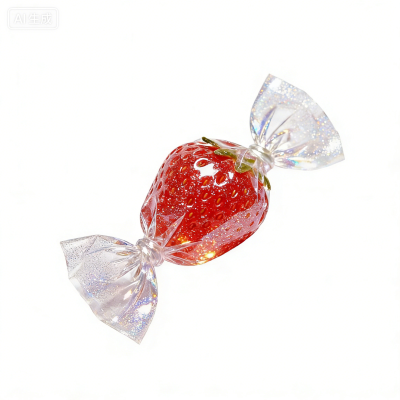 草莓 草莓糖果白底头像