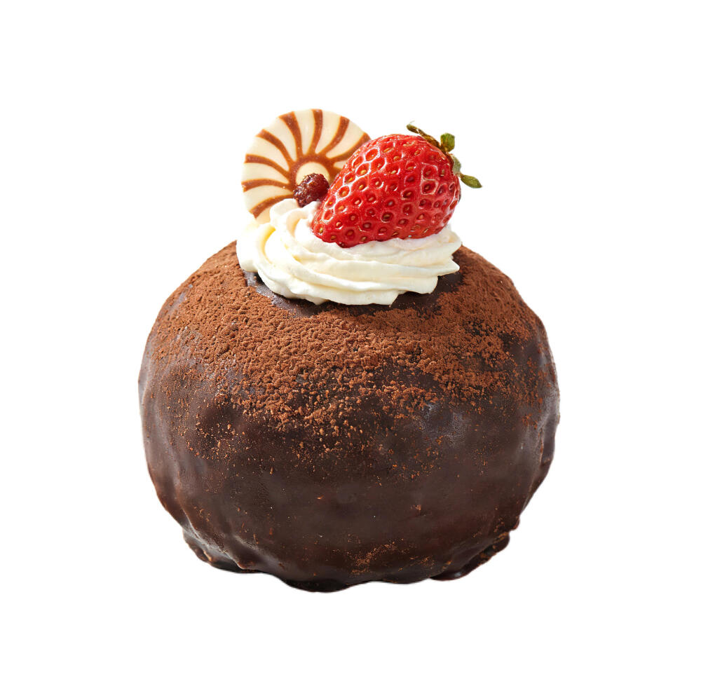 草莓巧克力球白底头像