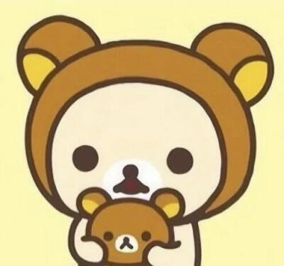 轻松熊熊妹可爱头像