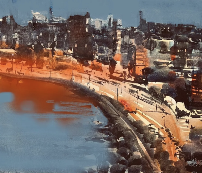 美国水彩画家Uma Kelkar
她的作品
因其独特的光影效果
令看画者犹如身临其境
仿佛正在看一部好莱坞电影
难以忘怀
