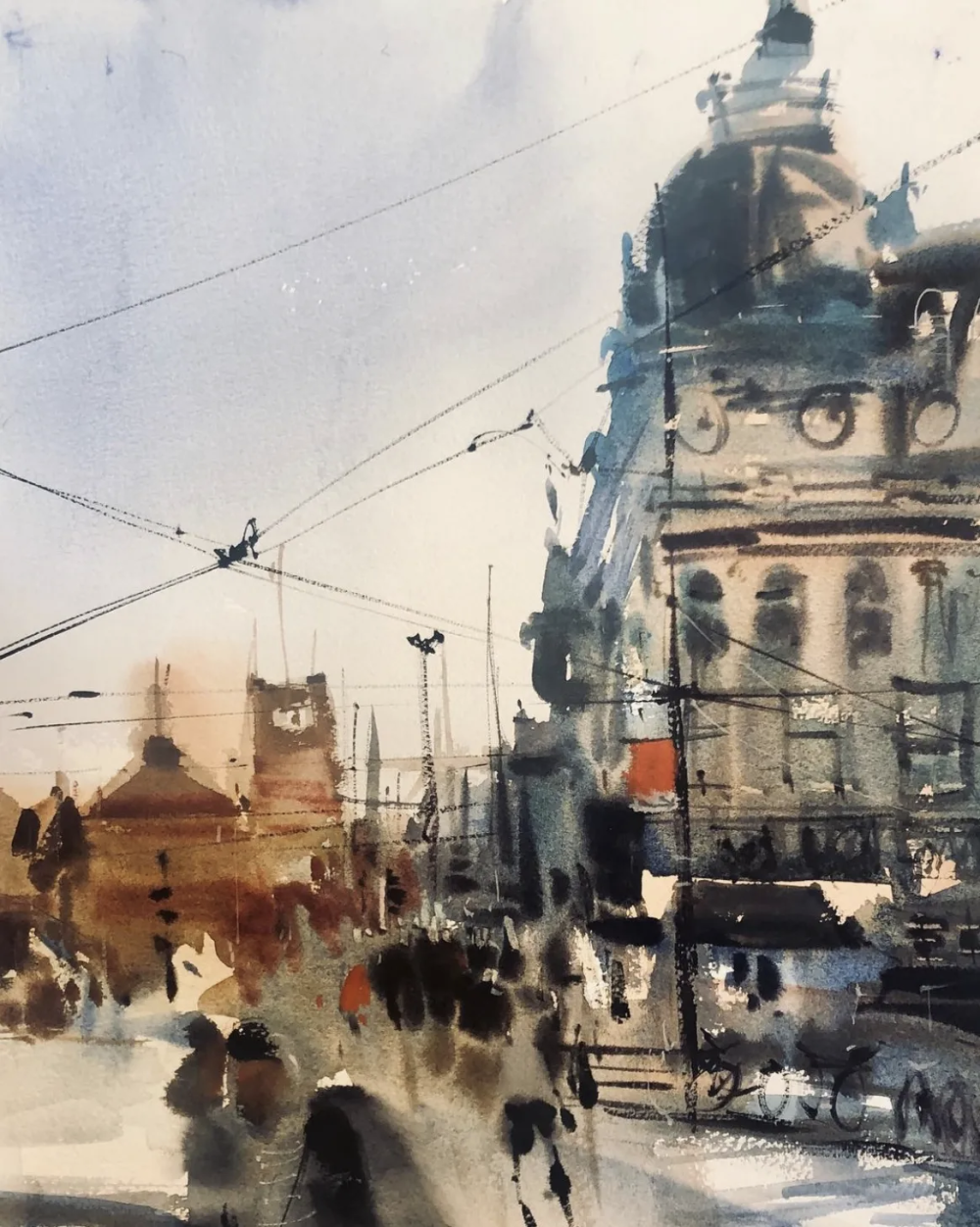 美国水彩画家Uma Kelkar
她的作品
因其独特的光影效果
令看画者犹如身临其境
仿佛正在看一部好莱坞电影
难以忘怀
