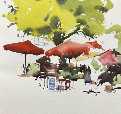 美国水彩画家Uma Kelkar
她的作品
因其独特的光影效果
令看画者犹如身临其境
仿佛正在看一部好莱坞电影
难以忘怀
