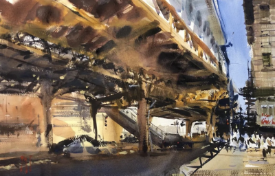 美国水彩画家Uma Kelkar
她的作品
因其独特的光影效果
令看画者犹如身临其境
仿佛正在看一部好莱坞电影
难以忘怀
