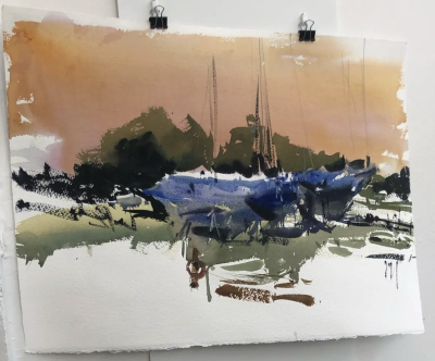 美国水彩画家Uma Kelkar
她的作品
因其独特的光影效果
令看画者犹如身临其境
仿佛正在看一部好莱坞电影
难以忘怀
