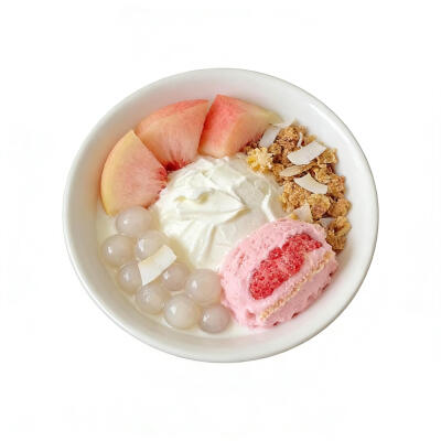 酸奶碗白底头像