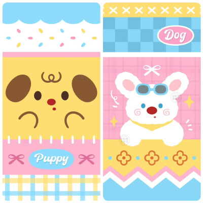 撞色拼接小动物