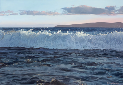 卡琳娜·弗朗西奥索是一位活跃于当代具象绘画领域的艺术家，以融合写实基础与柔和表现语言的人物绘画而受到关注。她的创作关注人物的情绪状态与内在感受，在结构与氛围之间建立细腻平衡。