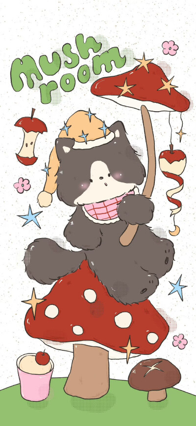 苹果复古动物壁纸