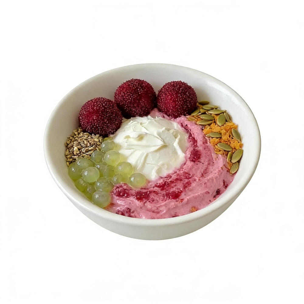 酸奶碗白底头像