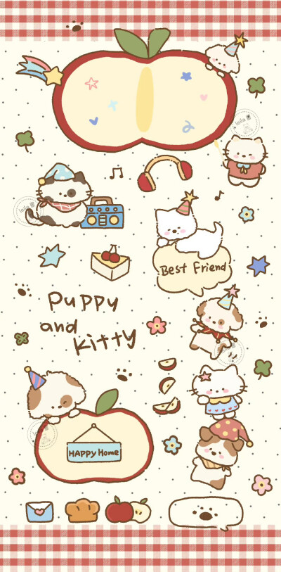 可爱小动物壁纸