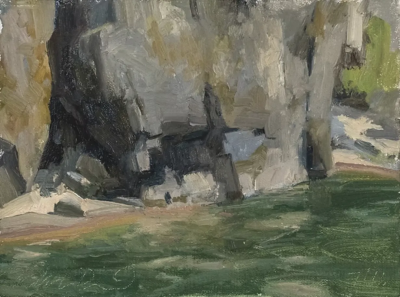 道格拉斯·安德林是一位美国风景画家，以强调自然光线与户外写生的绘画实践而受到关注。他的创作延续了美国印象主义与现实主义风景传统，注重在现场观察中捕捉瞬息变化的光与色。