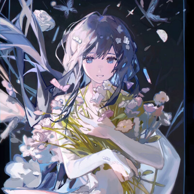 唯美女生头像