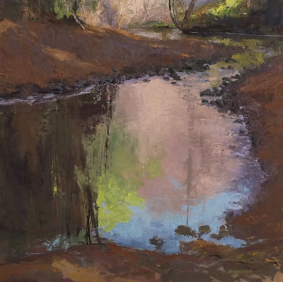 道格拉斯·安德林是一位美国风景画家，以强调自然光线与户外写生的绘画实践而受到关注。他的创作延续了美国印象主义与现实主义风景传统，注重在现场观察中捕捉瞬息变化的光与色。