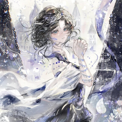 唯美女生头像