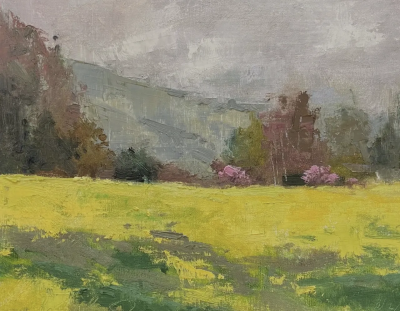 道格拉斯·安德林是一位美国风景画家，以强调自然光线与户外写生的绘画实践而受到关注。他的创作延续了美国印象主义与现实主义风景传统，注重在现场观察中捕捉瞬息变化的光与色。