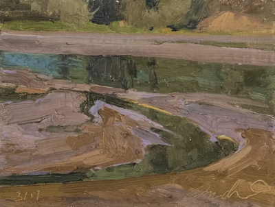 道格拉斯·安德林是一位美国风景画家，以强调自然光线与户外写生的绘画实践而受到关注。他的创作延续了美国印象主义与现实主义风景传统，注重在现场观察中捕捉瞬息变化的光与色。