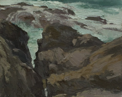 道格拉斯·安德林是一位美国风景画家，以强调自然光线与户外写生的绘画实践而受到关注。他的创作延续了美国印象主义与现实主义风景传统，注重在现场观察中捕捉瞬息变化的光与色。