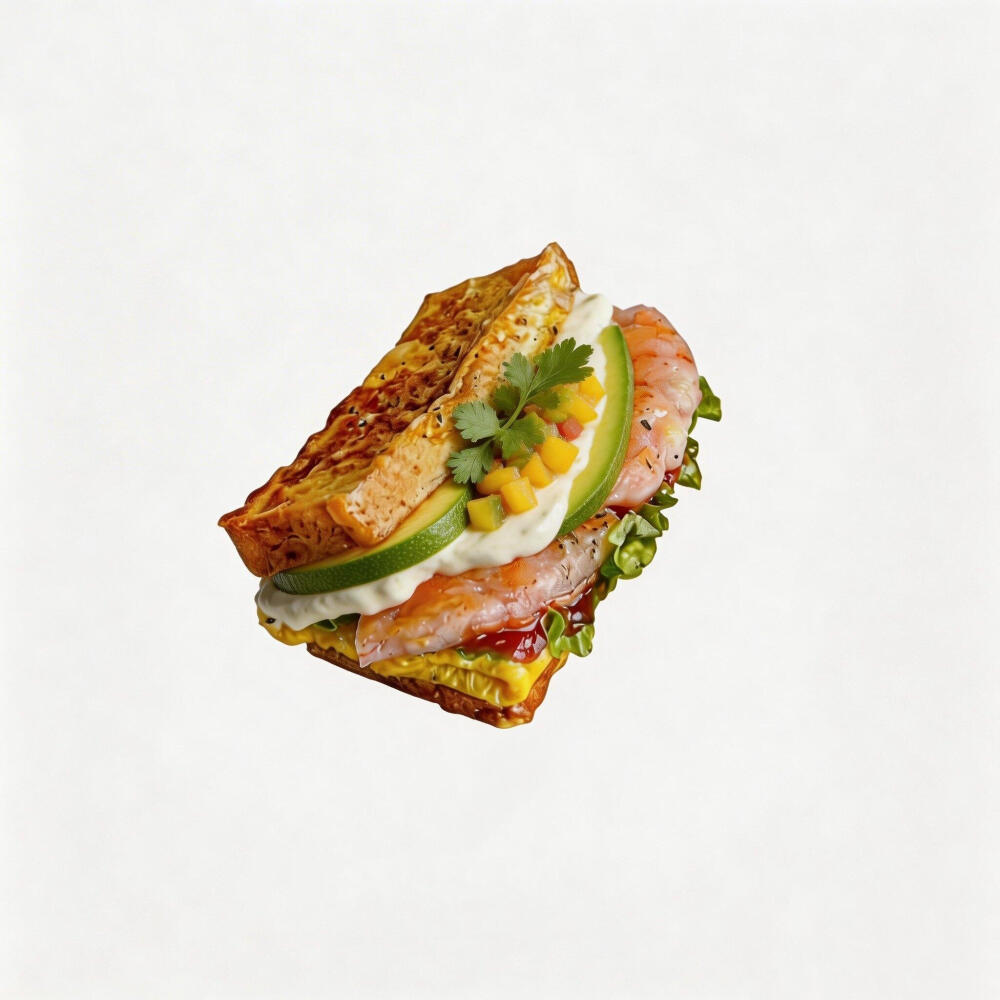 三明治白底头像