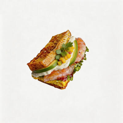 三明治白底头像