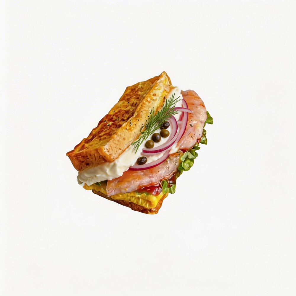 三明治白底头像