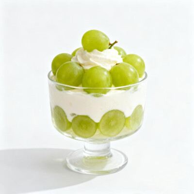 绿色系甜品白底头像