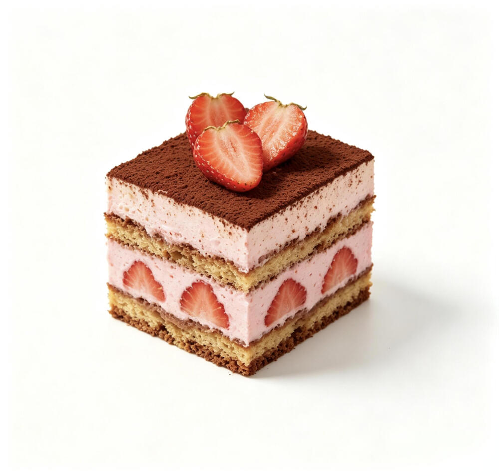 提拉米苏蛋糕白底头像