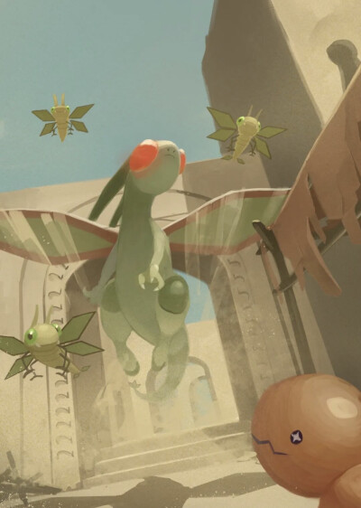 超音波幼虫/沙漠蜻蜓