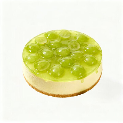 绿色系甜品白底头像