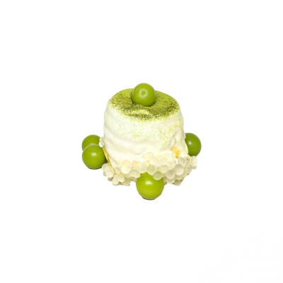 绿色系甜品白底头像