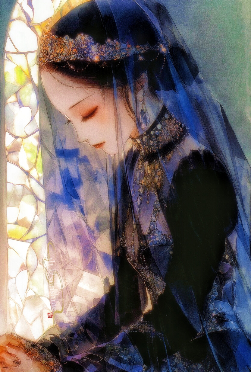 当花瓣离开花朵，暗香残留。香消在风起雨后，无人来嗅。#旧漫#暗香#虚幻的烙印