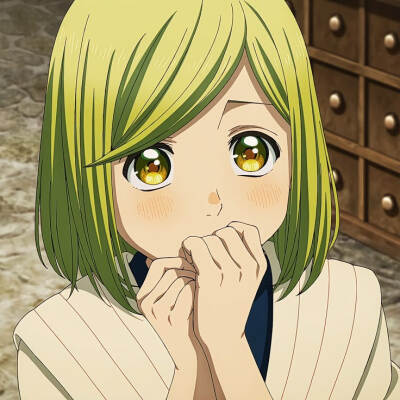 番剧：尖帽子的魔法工坊
角色：可可
动漫女头Δ