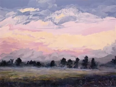 Carla Hananiah
是一位年轻的新西兰女性艺术家
她有着不一样的辽阔情怀
笔下的天空,尤其是晚霞
壮丽辽阔,色彩绚丽,层次分明
比摄影更美
看完都想去学油画了！
