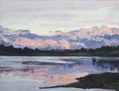 Carla Hananiah
是一位年轻的新西兰女性艺术家
她有着不一样的辽阔情怀
笔下的天空,尤其是晚霞
壮丽辽阔,色彩绚丽,层次分明
比摄影更美
看完都想去学油画了！
