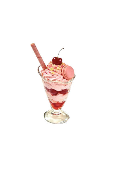 芭菲冰激凌白底头像