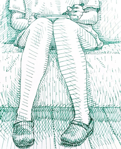 August Lamm
生活在康涅狄格州
凭一组针管笔手绘引18万人的围观喜欢
不同的针管笔的线条可以画出不一样效果
也可以根据画面的需要灵活使用针管笔绘画
