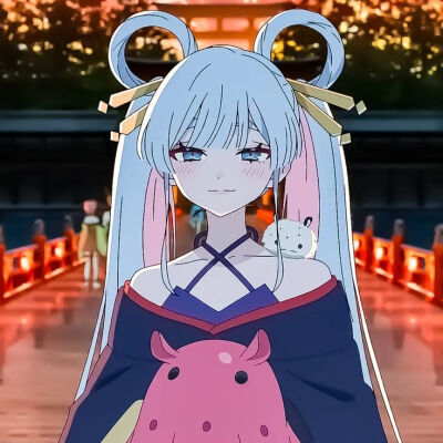 番剧：超时空辉夜姬
角色：辉夜姬
动漫女头Δ