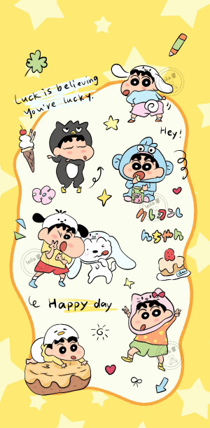 蜡笔小新壁纸套图