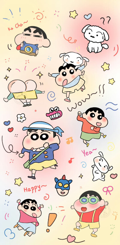 蜡笔小新壁纸套图