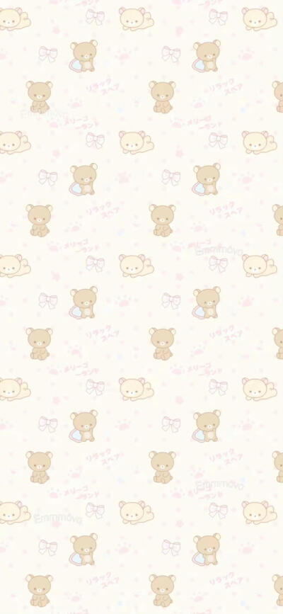轻松熊可爱手机壁纸