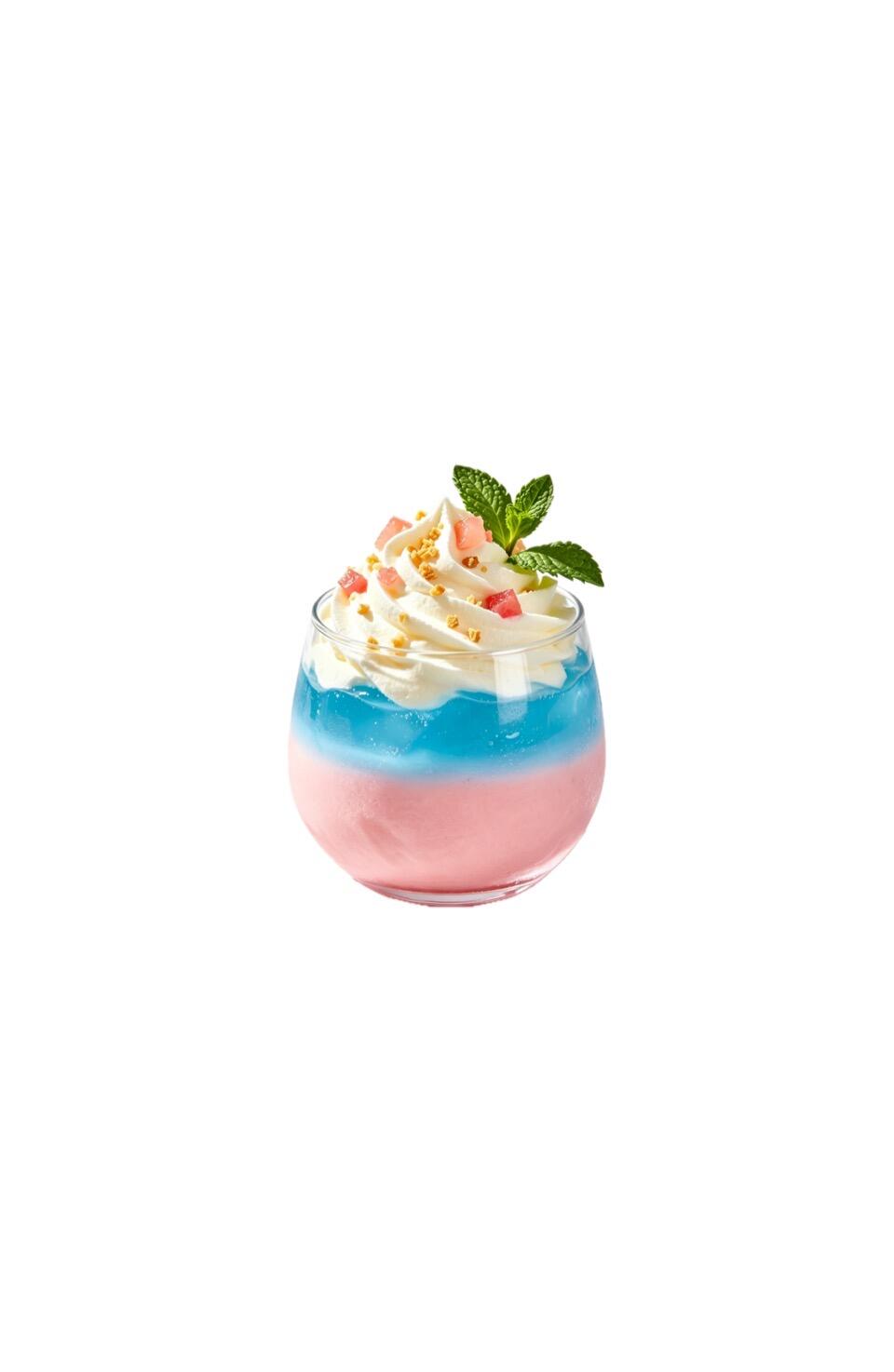 蓝粉色系白底头像