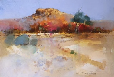 澳大利亚的水彩画家 John Lovett，1953年出生于澳大利亚新南威尔士州。
他的水彩画，艺术视角新颖，用笔随性不羁，色彩绚丽而不觉腻，具有西方浪漫主义气息又不乏中式写意的韵味。
