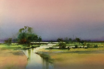 澳大利亚的水彩画家 John Lovett，1953年出生于澳大利亚新南威尔士州。
他的水彩画，艺术视角新颖，用笔随性不羁，色彩绚丽而不觉腻，具有西方浪漫主义气息又不乏中式写意的韵味。
