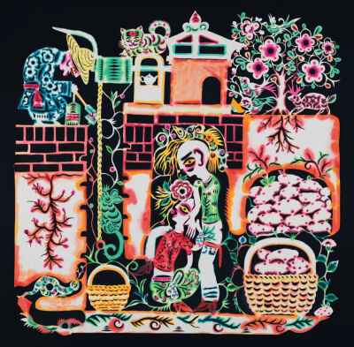 西亚蝶，Sorting Sweet Potatoes，2019年，图片由艺术家及香港刺点画廊（Blindspot Gallery）提供
