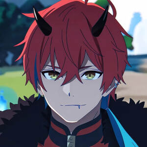 番剧：超时空辉夜姬
角色：帝晃
            动漫男头Δ