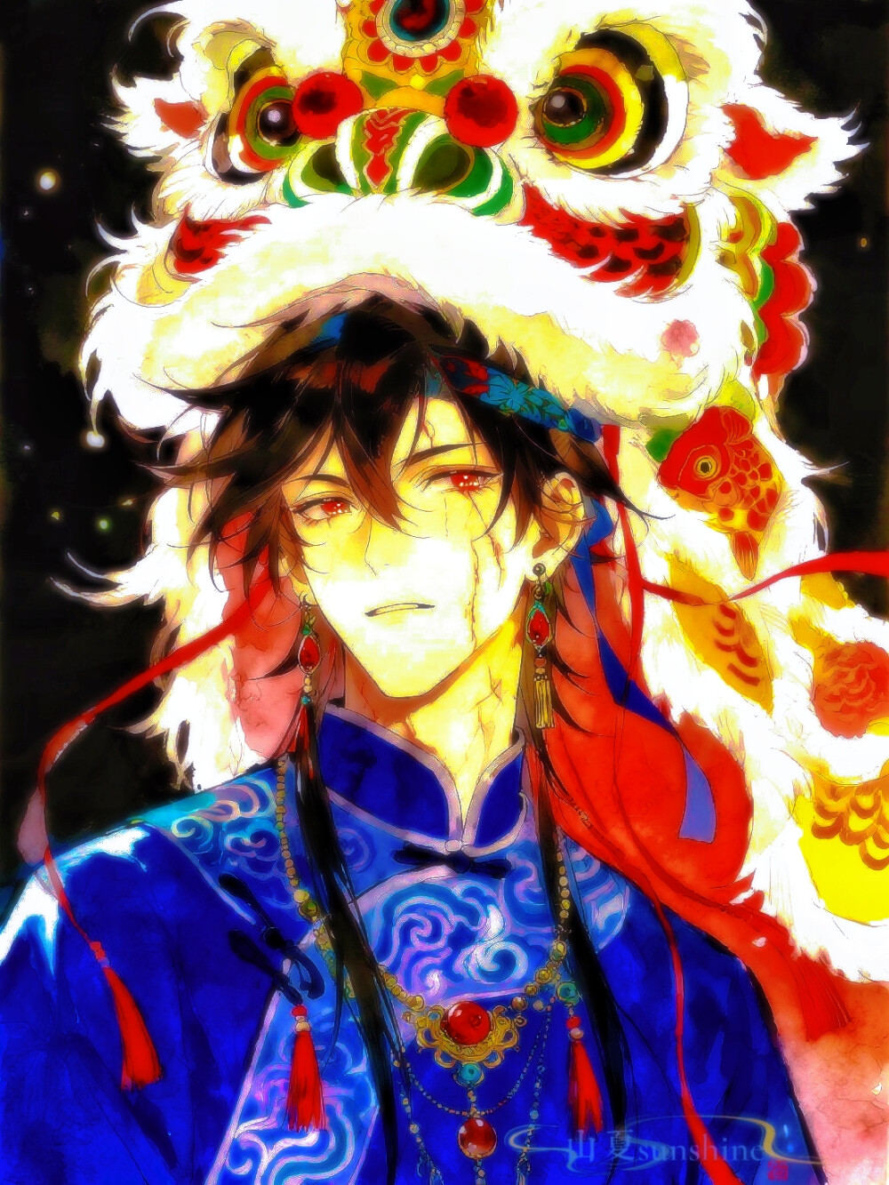 意气风发天上走，少年起舞不回头。