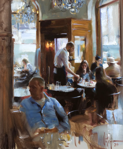 弗拉基米尔·沃列戈夫是一位俄罗斯画家，以轻盈明亮的水彩人物画而广受欢迎。他出生于哈巴罗夫斯克，早年接受严格的学院派训练，后来逐渐形成以水彩为主要媒介的个人风格，在国际艺术市场与大众观众中拥有较高知名度…