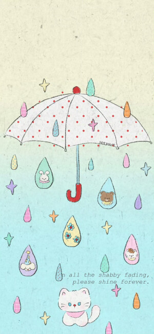 可爱的韩系涂鸦壁纸