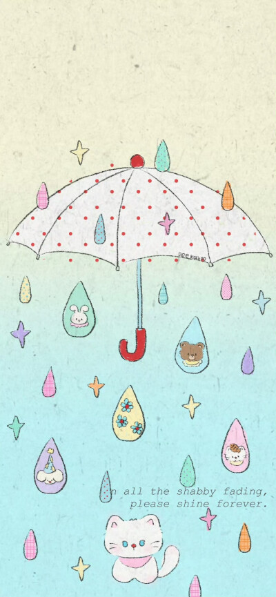 可爱的韩系涂鸦壁纸