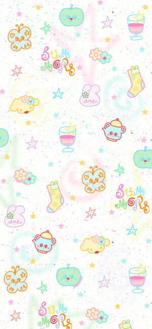 可爱的韩系涂鸦壁纸